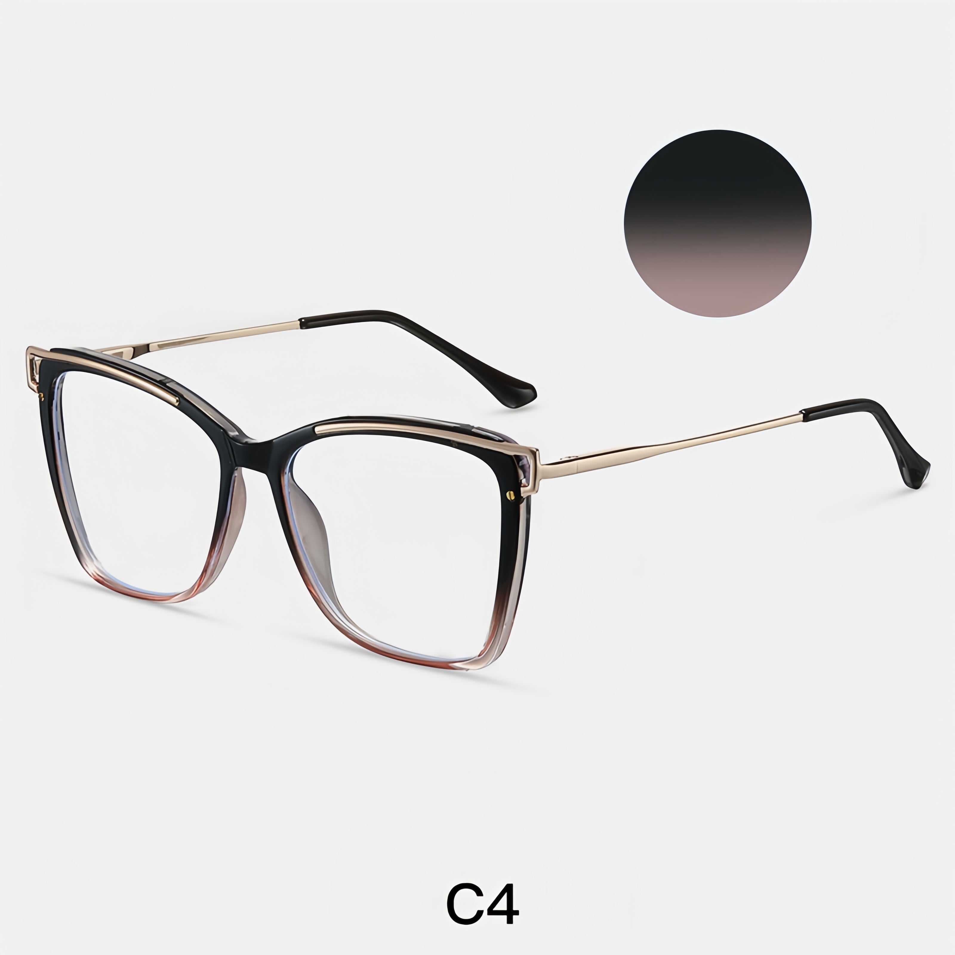 Women's TR90+ Metal Eyeglass Frame