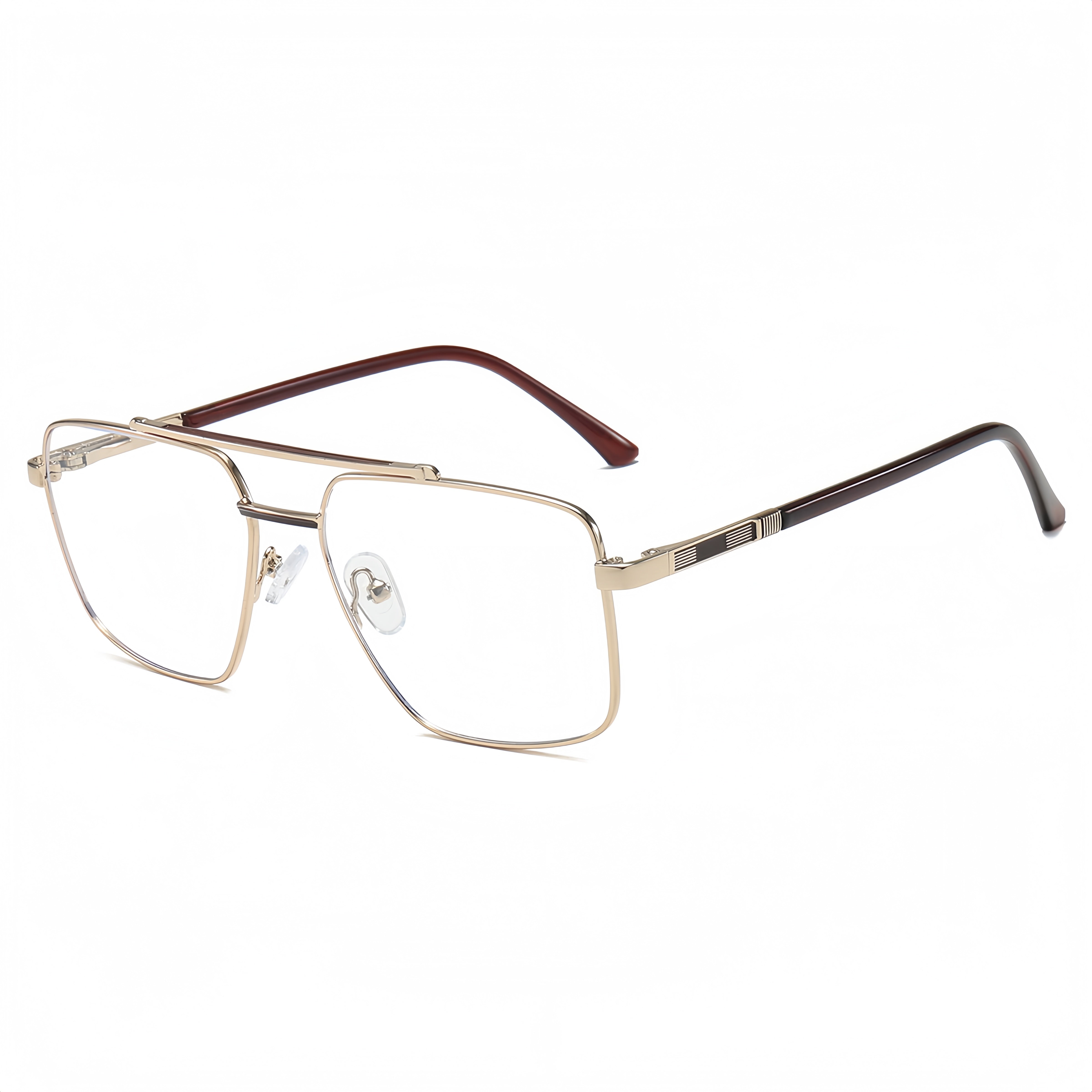Men's Oversized Metal Glasses Frame