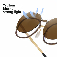 Ultra-Light Metal Prescription Frame