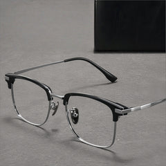 Men's ultra-light pure titanium glasses frame