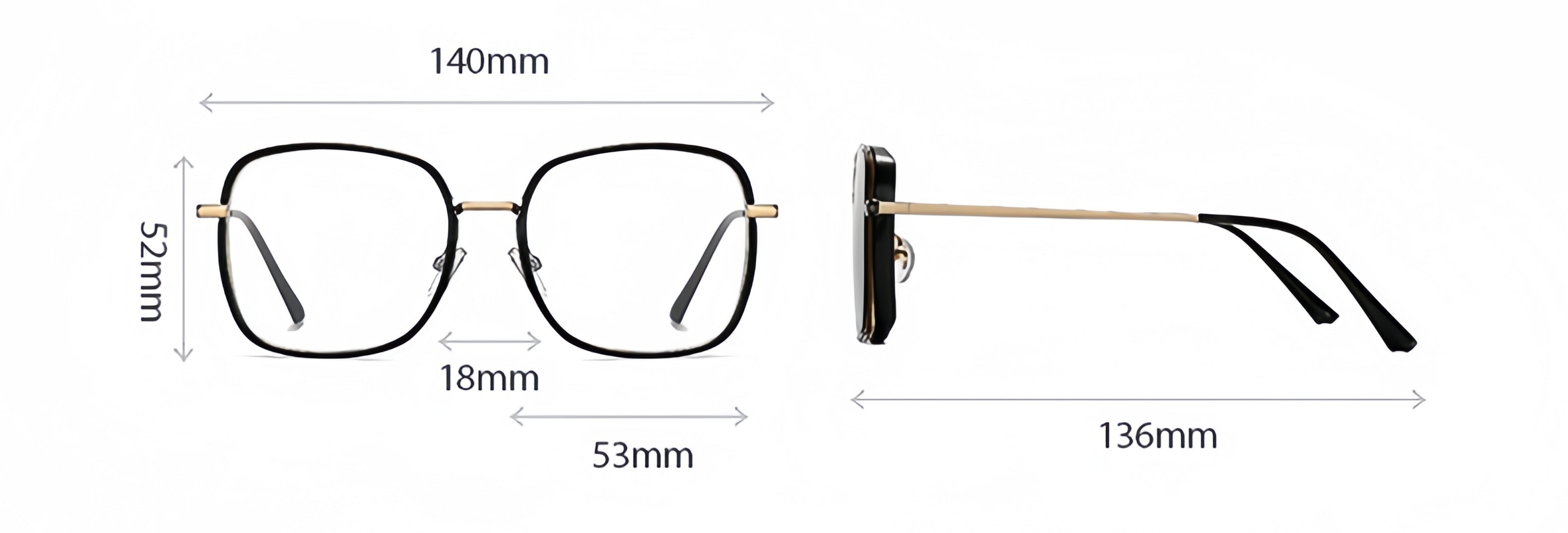 Foldable Magnetic RX Frame with Clip-On System