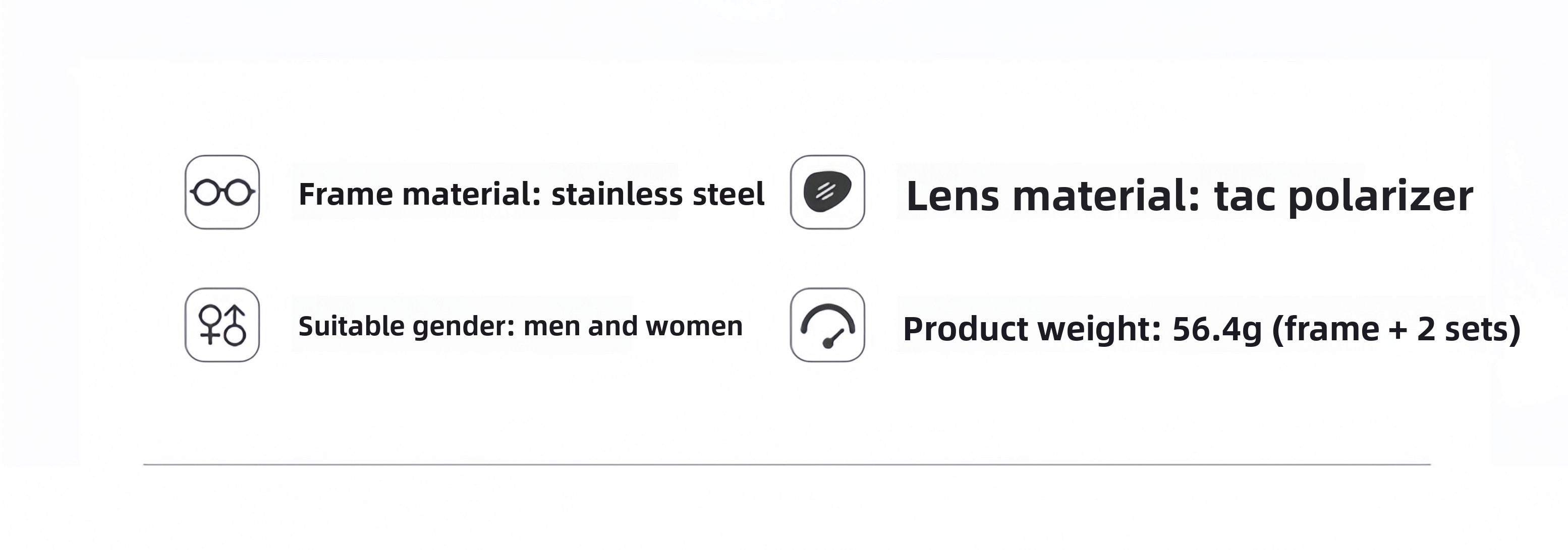 Men's Magnetic Clip-On Titanium RX Frame