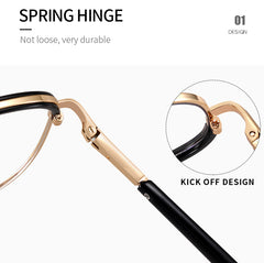 Men's TR90 Double Beam Myopia Glasses