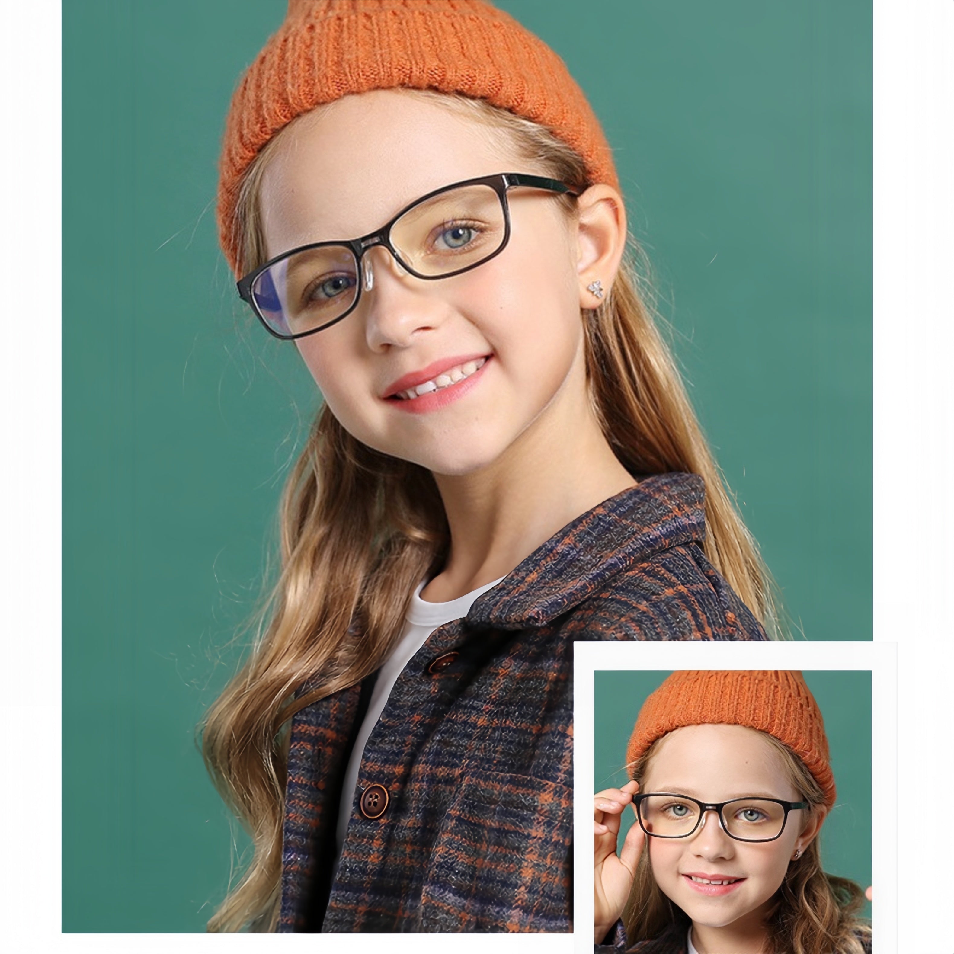 Kids' TR90 Prescription Eyeglass Frames for Myopia Correction