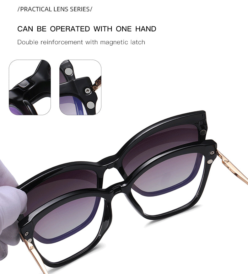 Interchangeable Magnetic Eyeglass Frames