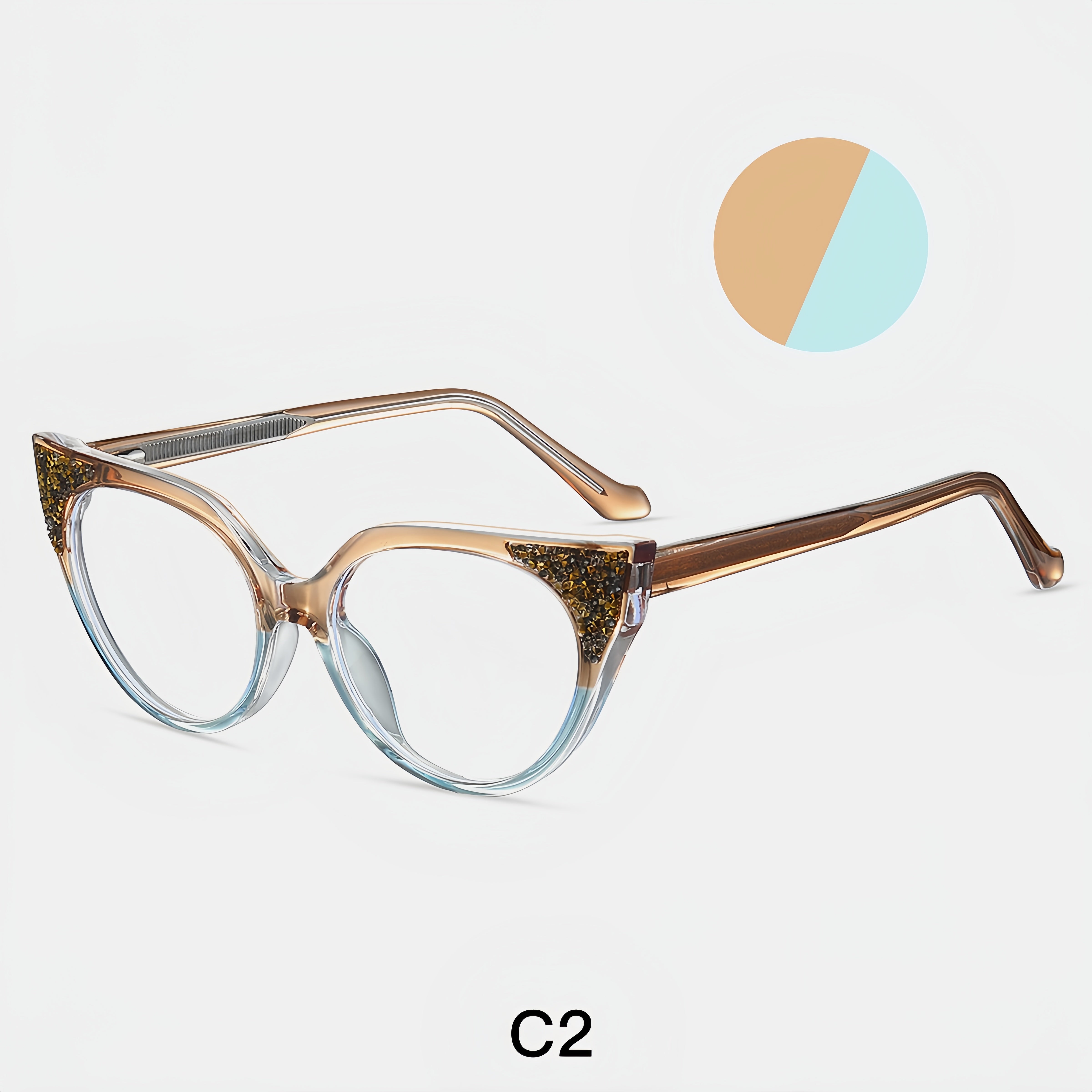 Women's TR90 Cat-Eye Eyeglass Frames