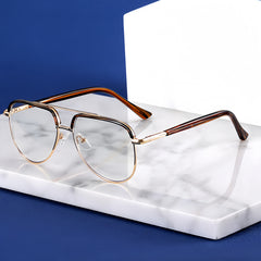 Men's TR90 Double Beam Myopia Glasses