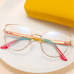 Metal Cat-Eye Prescription-Ready Optical Frames