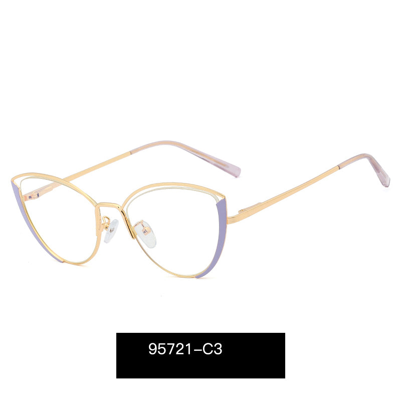 Women's Cat-Eye Metal Glasses Frames