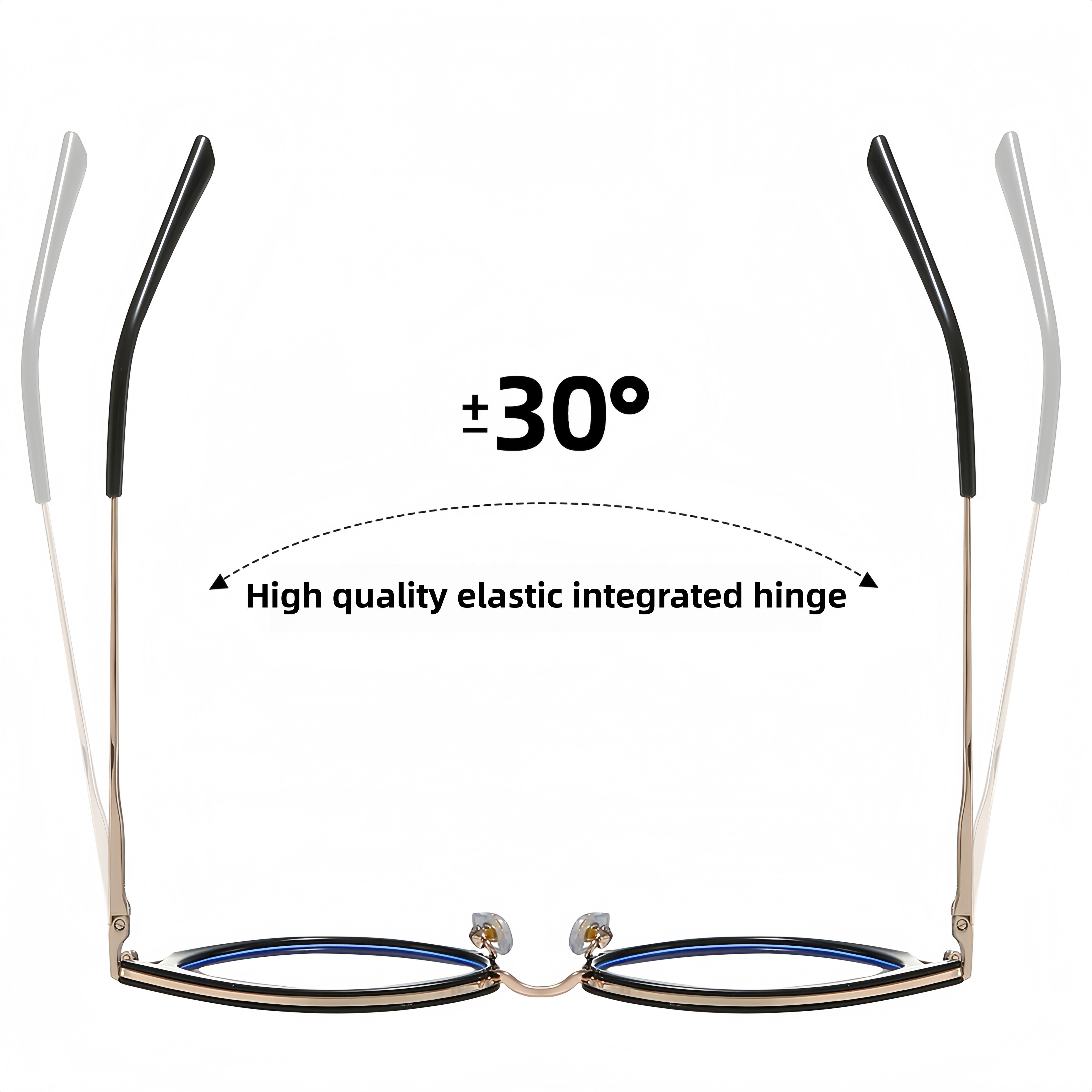 Women's TR90 & Metal Leopard Print Cat-Eye Eyeglass Frames