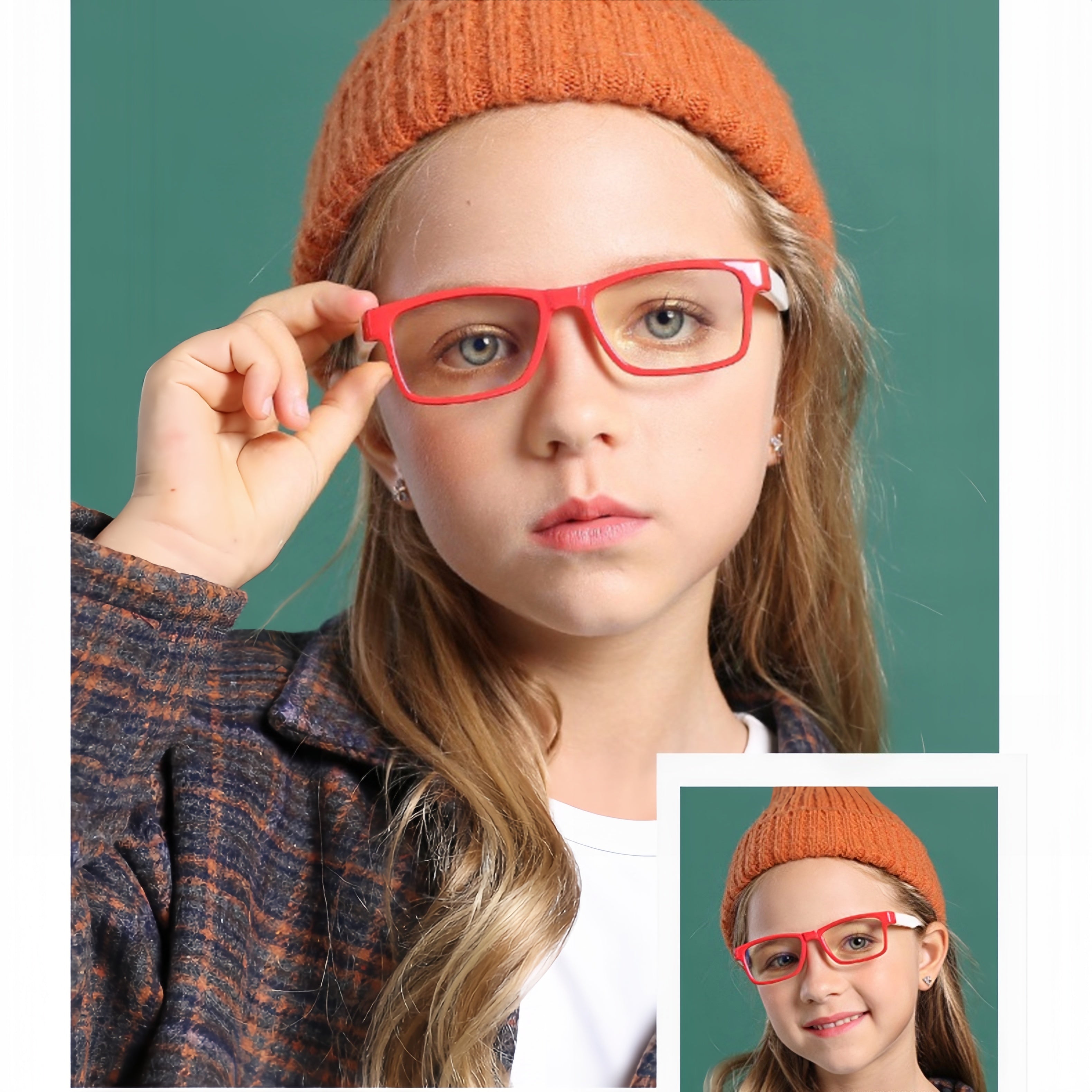 Kids' fashion silicone eyeglass frames