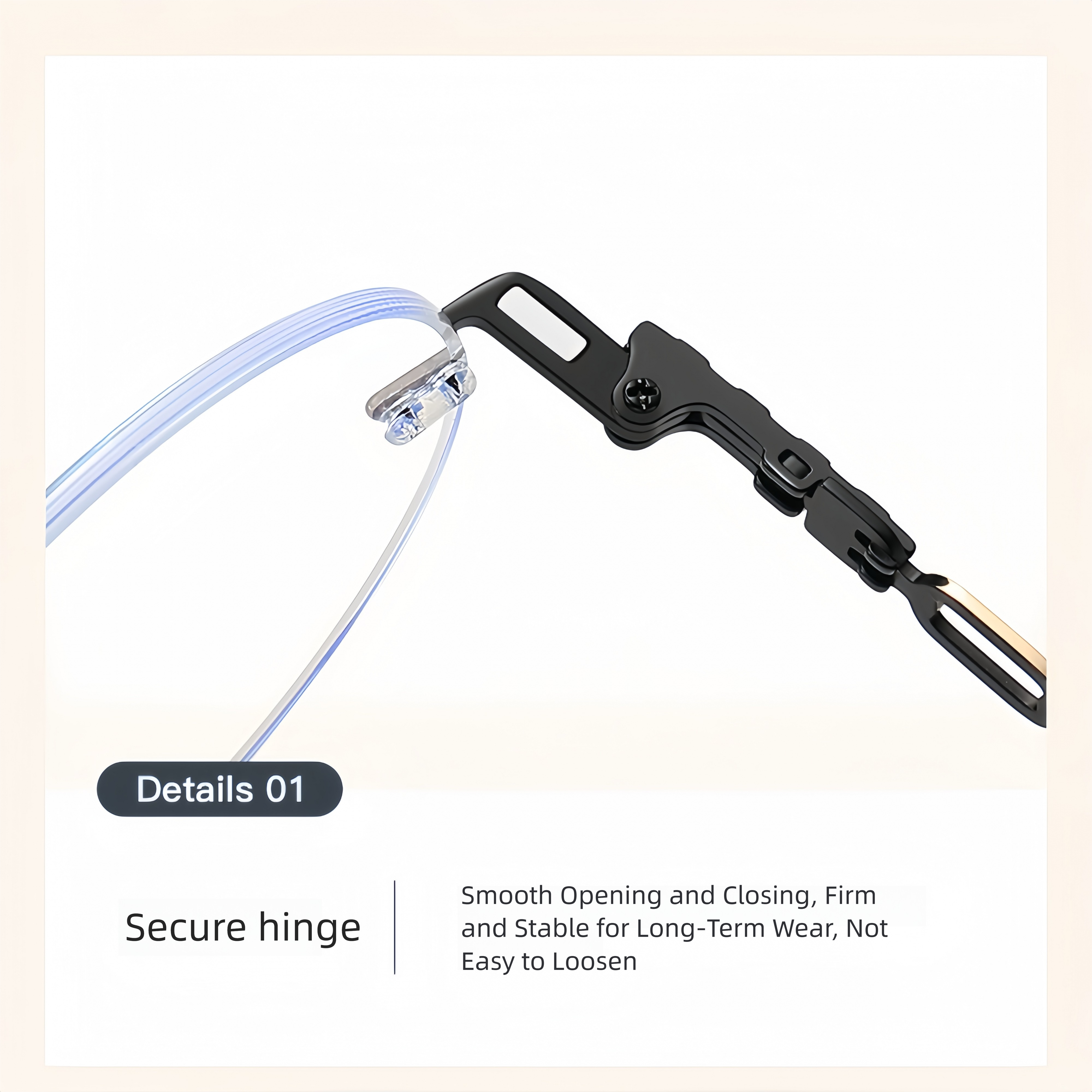 Semi-Rimless Magnetic RX Frame