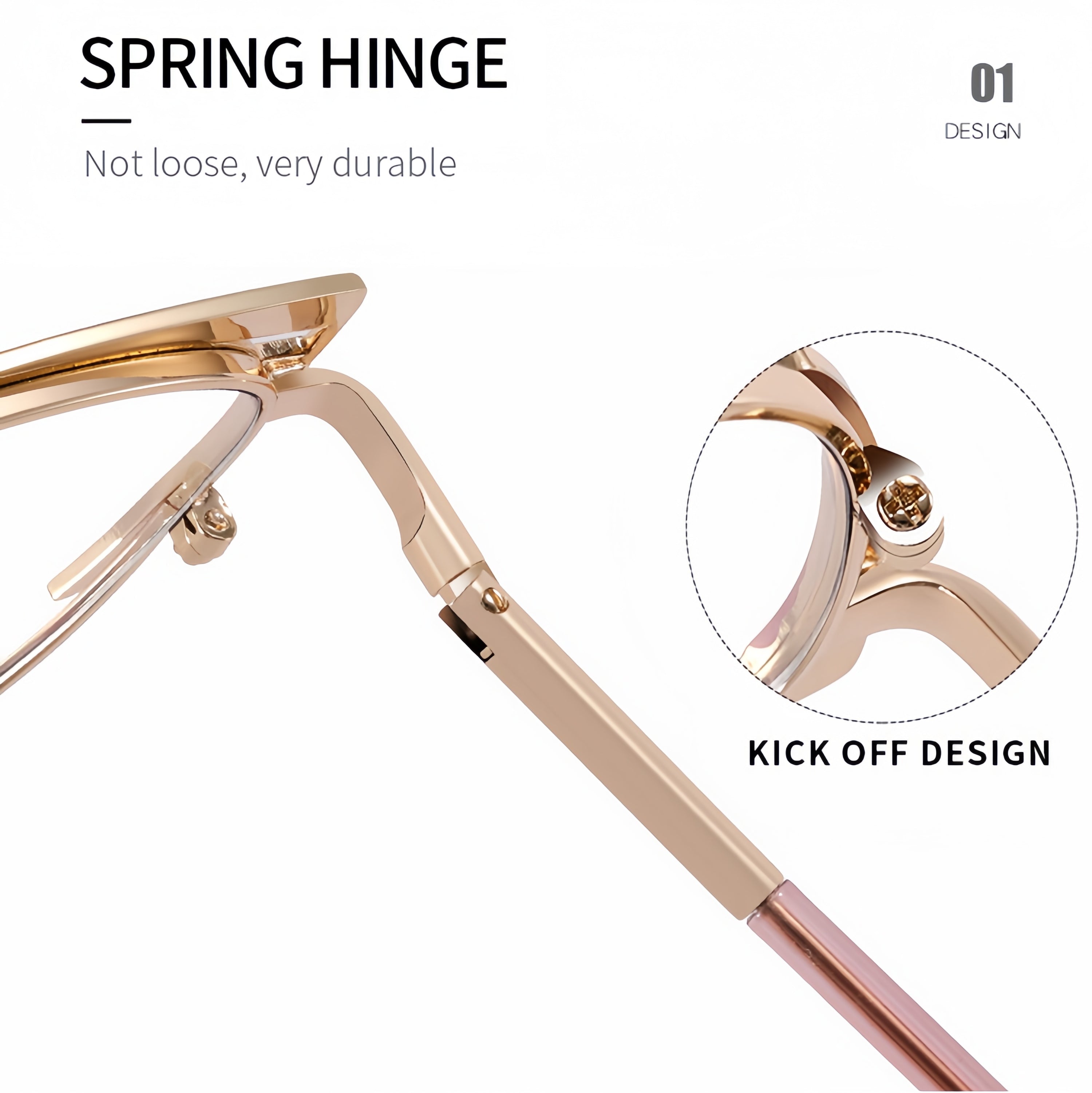 Women's Ultra-Light Metal Prescription Glasses