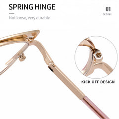 Women's Ultra-Light Metal Prescription Glasses