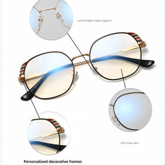 Women's TR90 Round Prescription-Ready Optical Frames