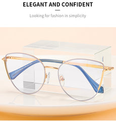 Women's Retro Metal Glasses Frames