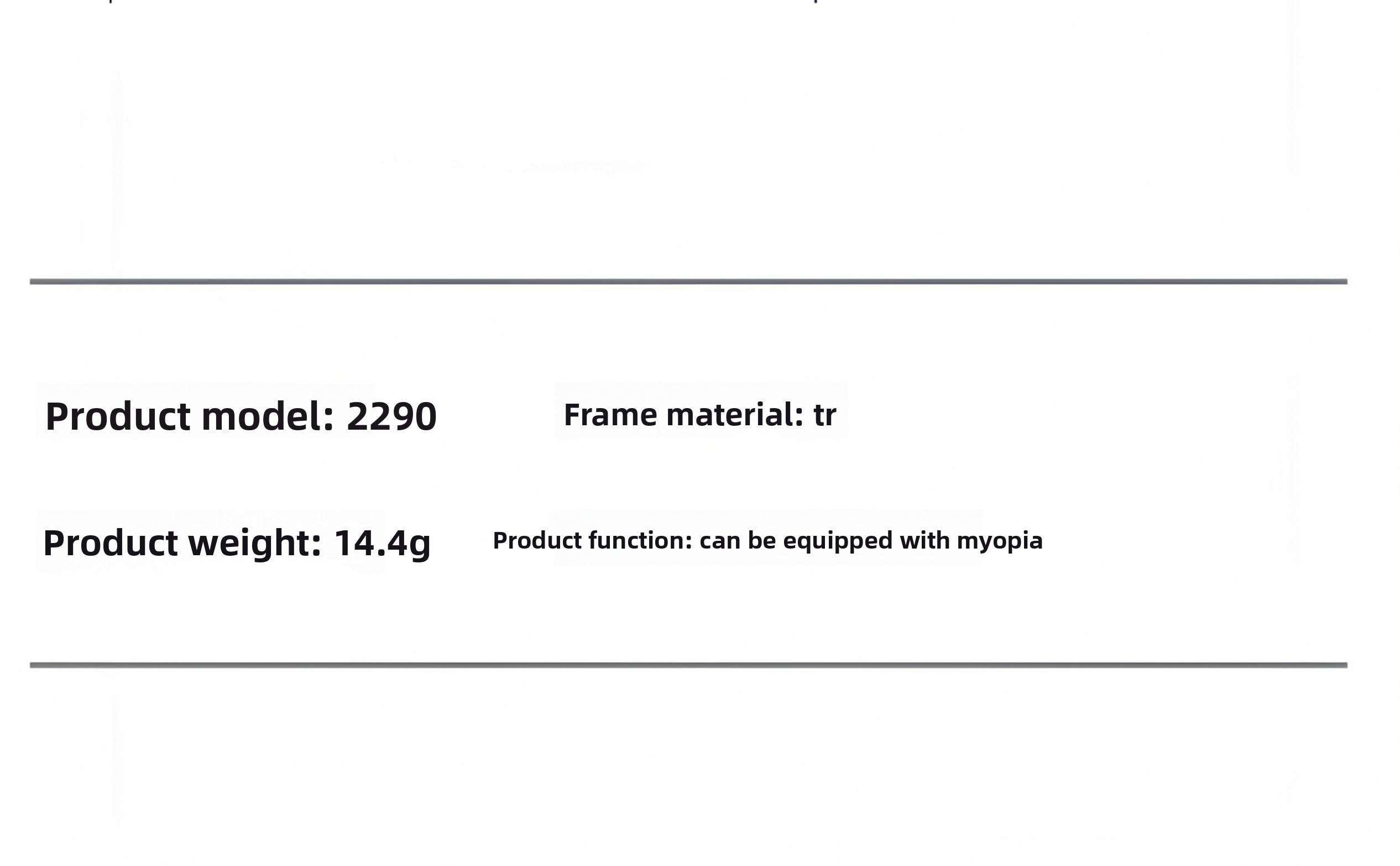 Oversized TR90 Glasses for Teens