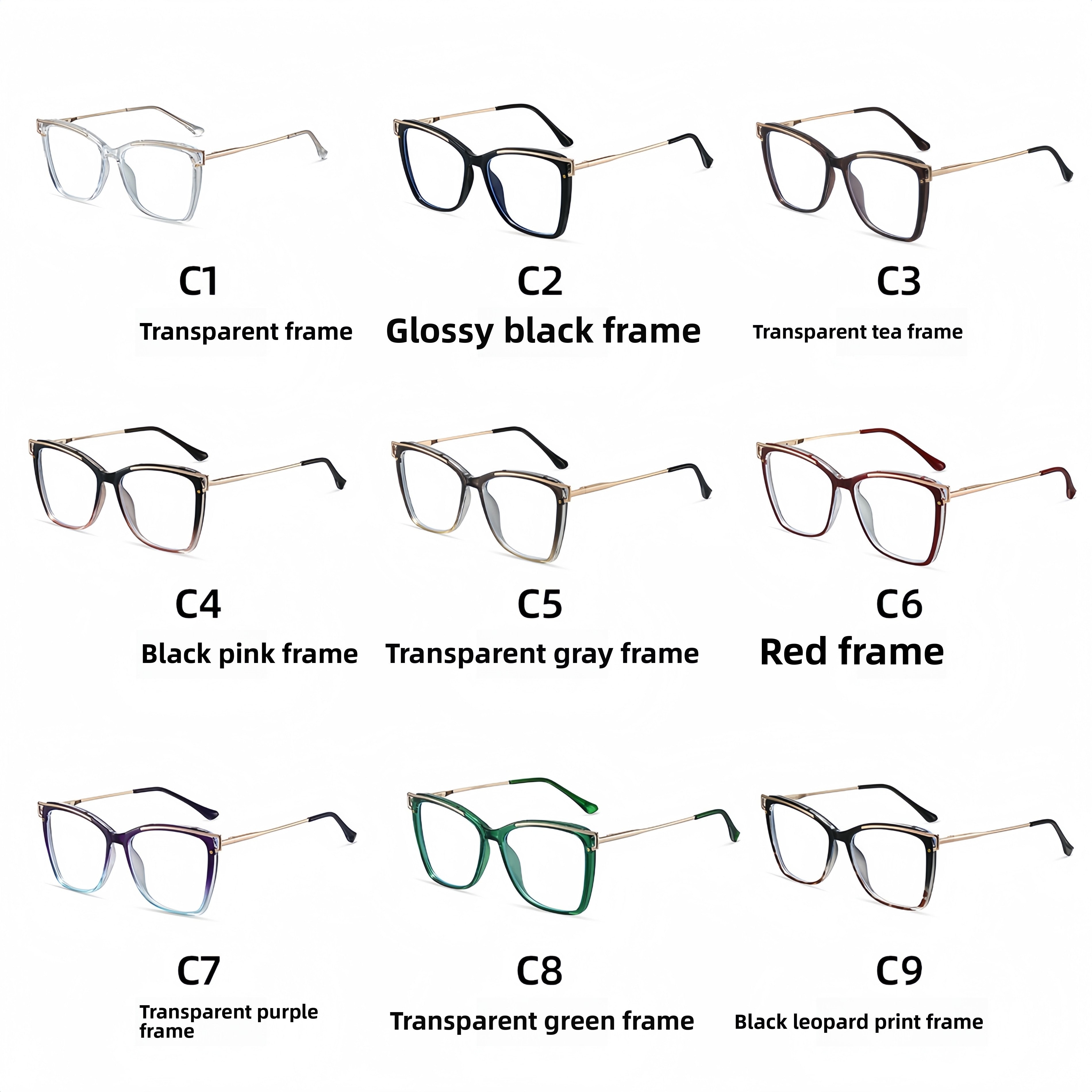 Women's TR90+ Metal Eyeglass Frame