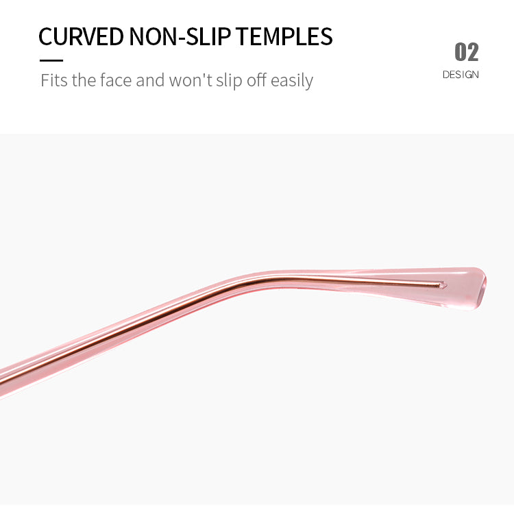 Women's Square Metal Glasses Frames