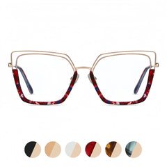 Women's TR90-Metal Hybrid Glasses Frames
