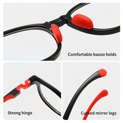 Kids' Silicone Multicolor Prescription Frames
