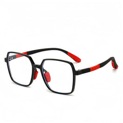 Rectangular Flexible TR90 Eyeglass Frame for Students