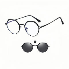 Metal Prescription Sunglasses Clip-On System
