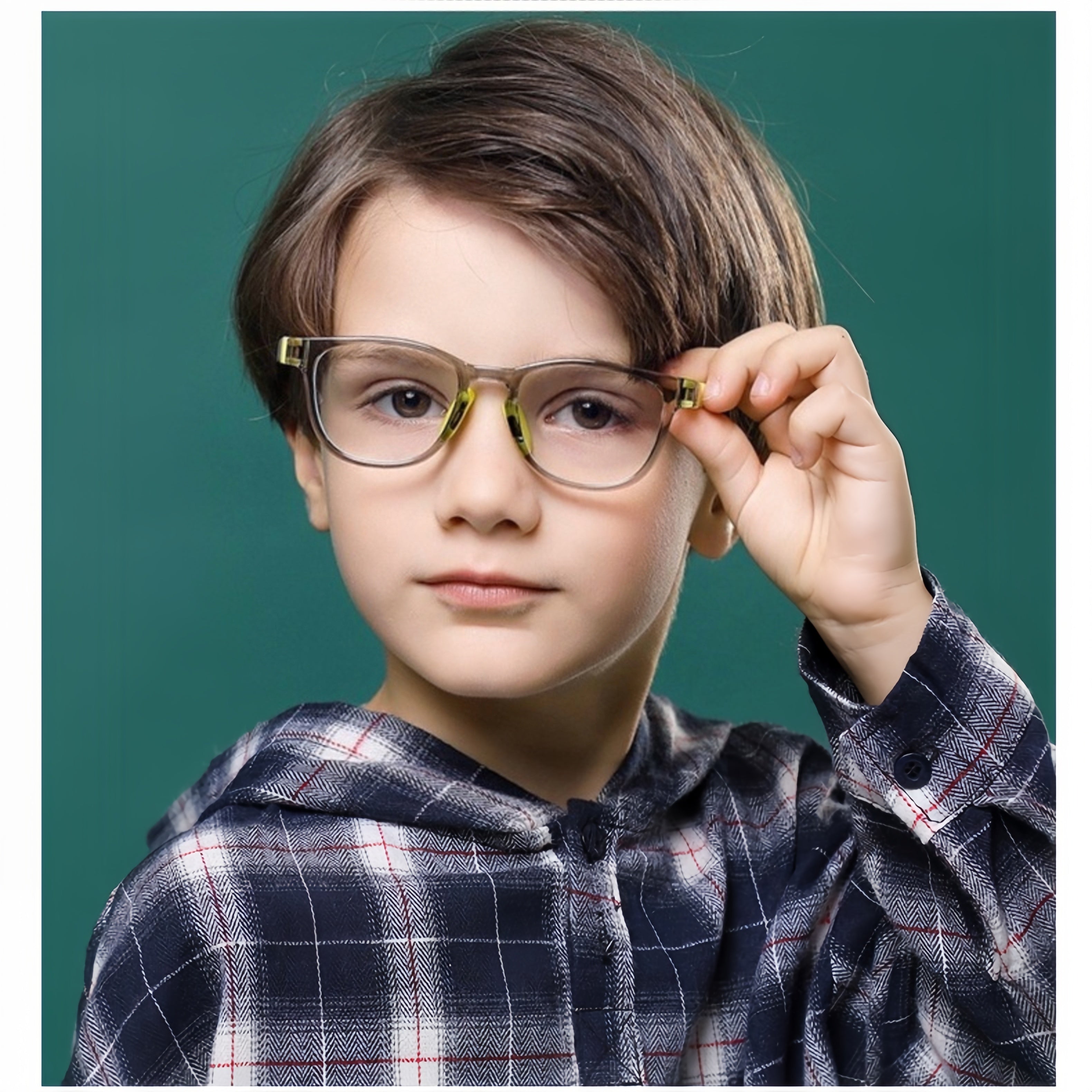 Kids' TR90 Dual-Color Myopia Eyeglass Frames