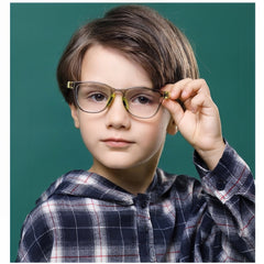 Kids' TR90 Dual-Color Myopia Eyeglass Frames