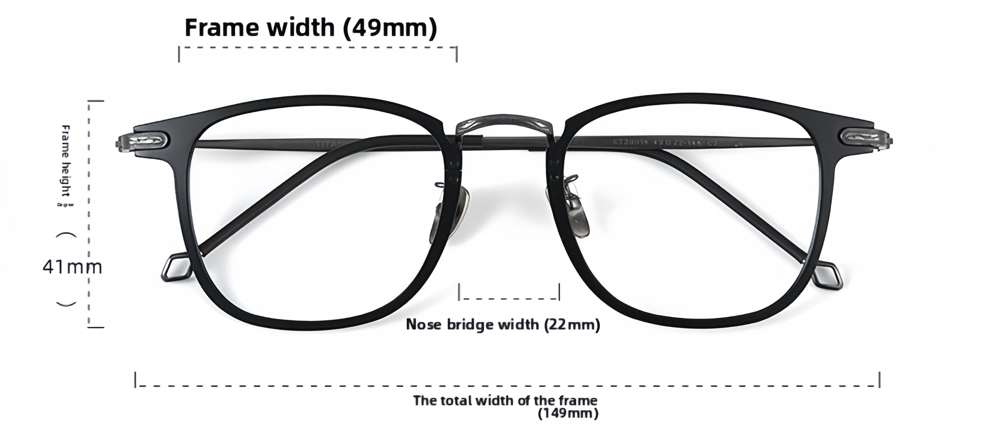 Men's Luxury Pure Titanium Glasses Frame