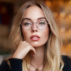 Women's TR90 Round Prescription-Ready Optical Frames