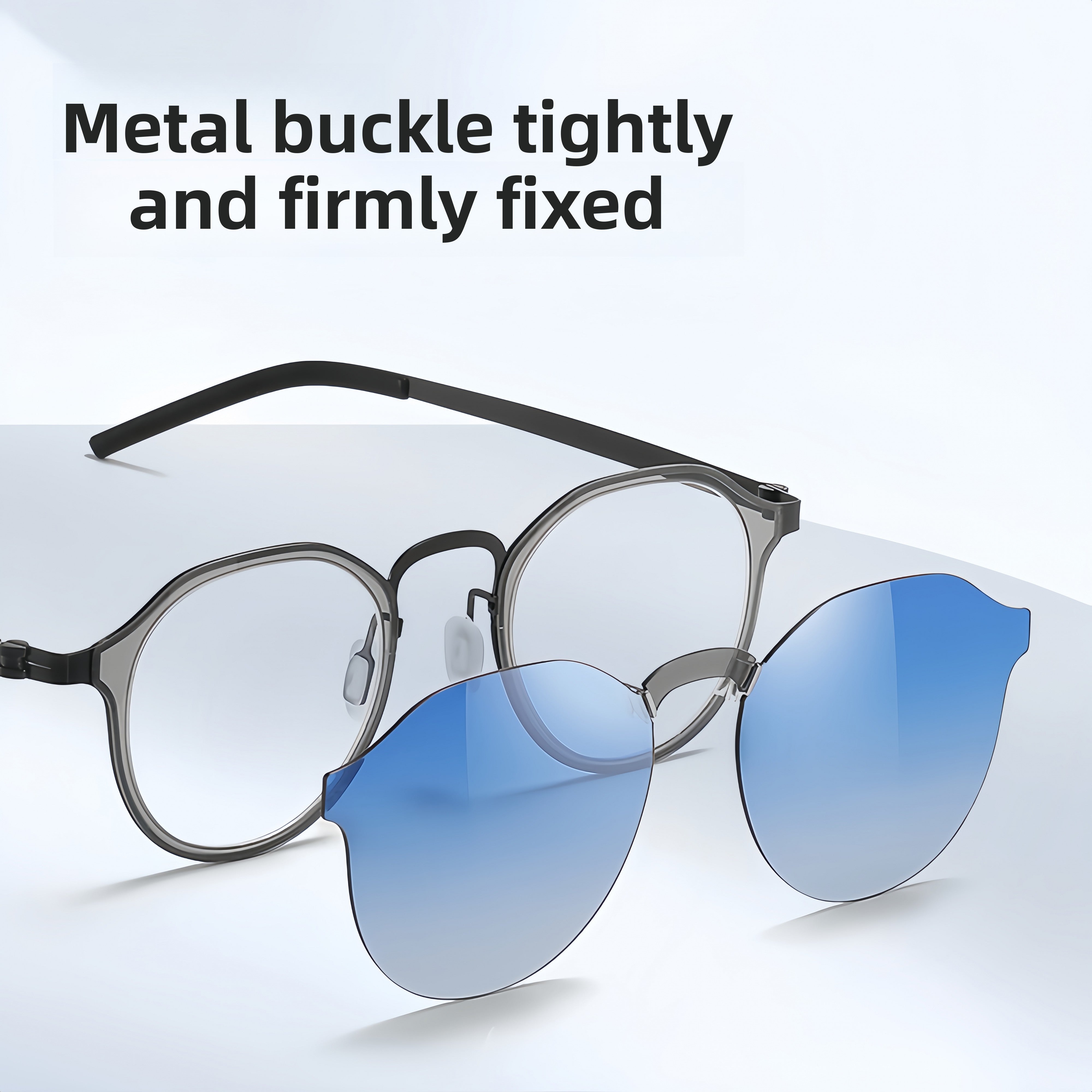Magnetic Polarized Clip-Ons for RX Metal Frames