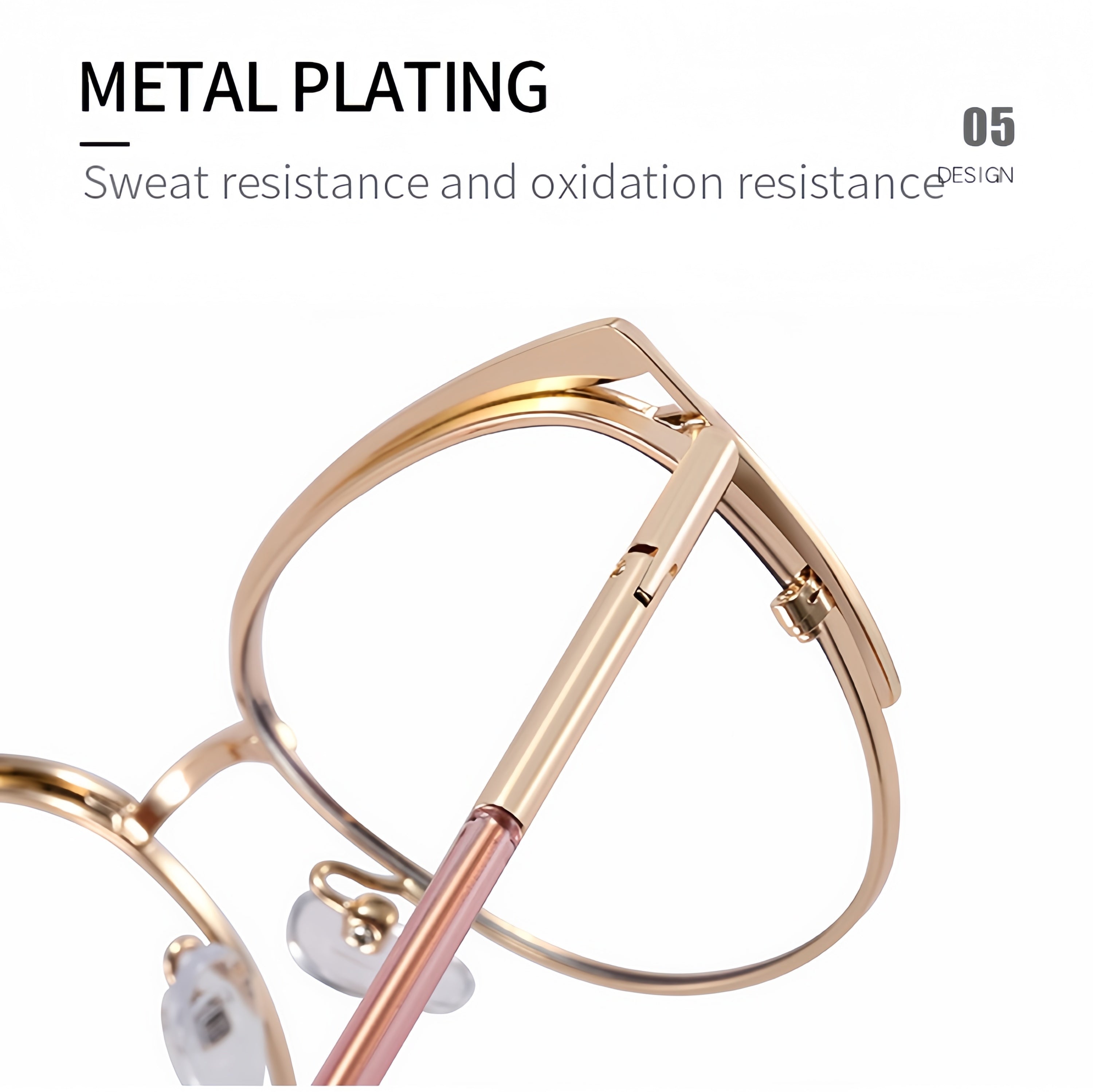 Women's Ultra-Light Metal Prescription Glasses
