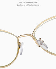 Women's Cat-Eye Metal Glasses Frames