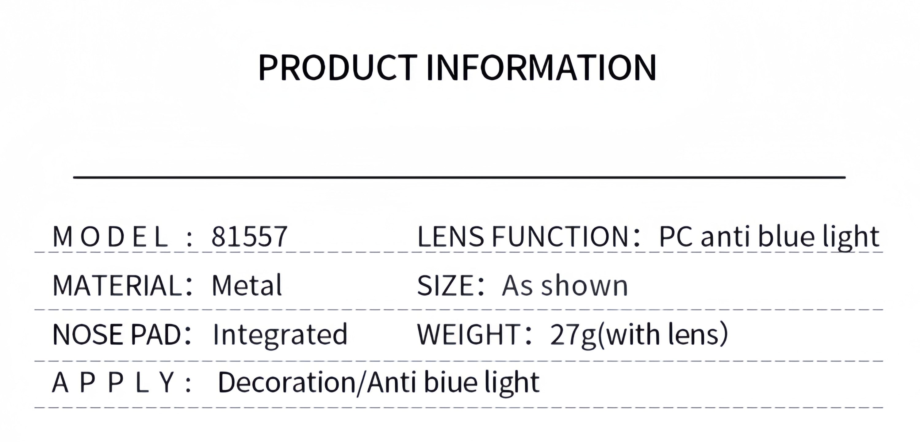 Women's Ultra-Light Metal Prescription Glasses