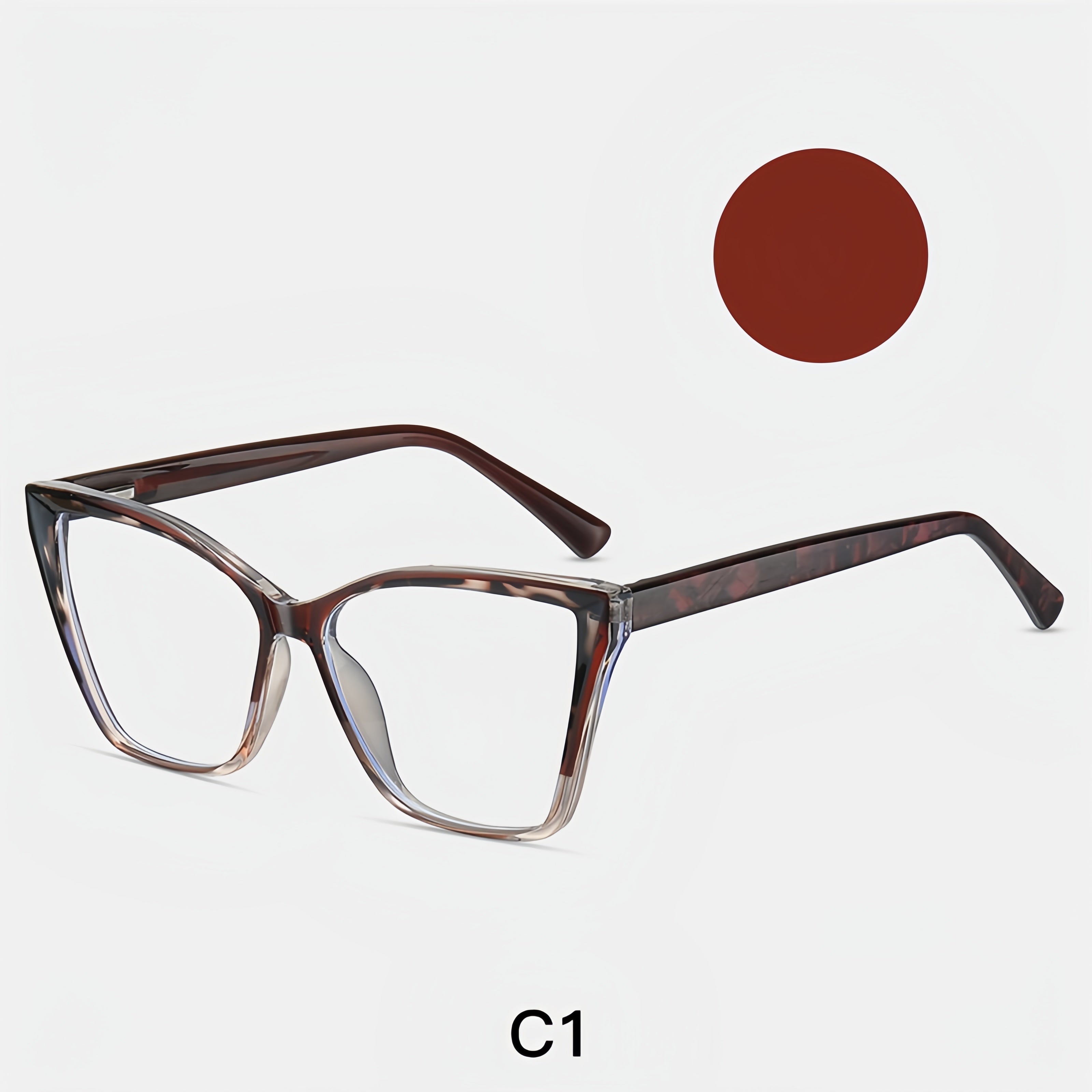 Women's TR90 Square Prescription Glasses