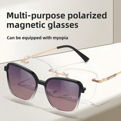 Women's TR90 Prescription Frame & Magnetic Clip-on Sunglass Kit