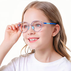 Geometric TR90 Glasses for Teens