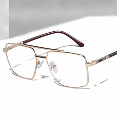 Men's Oversized Metal Glasses Frame
