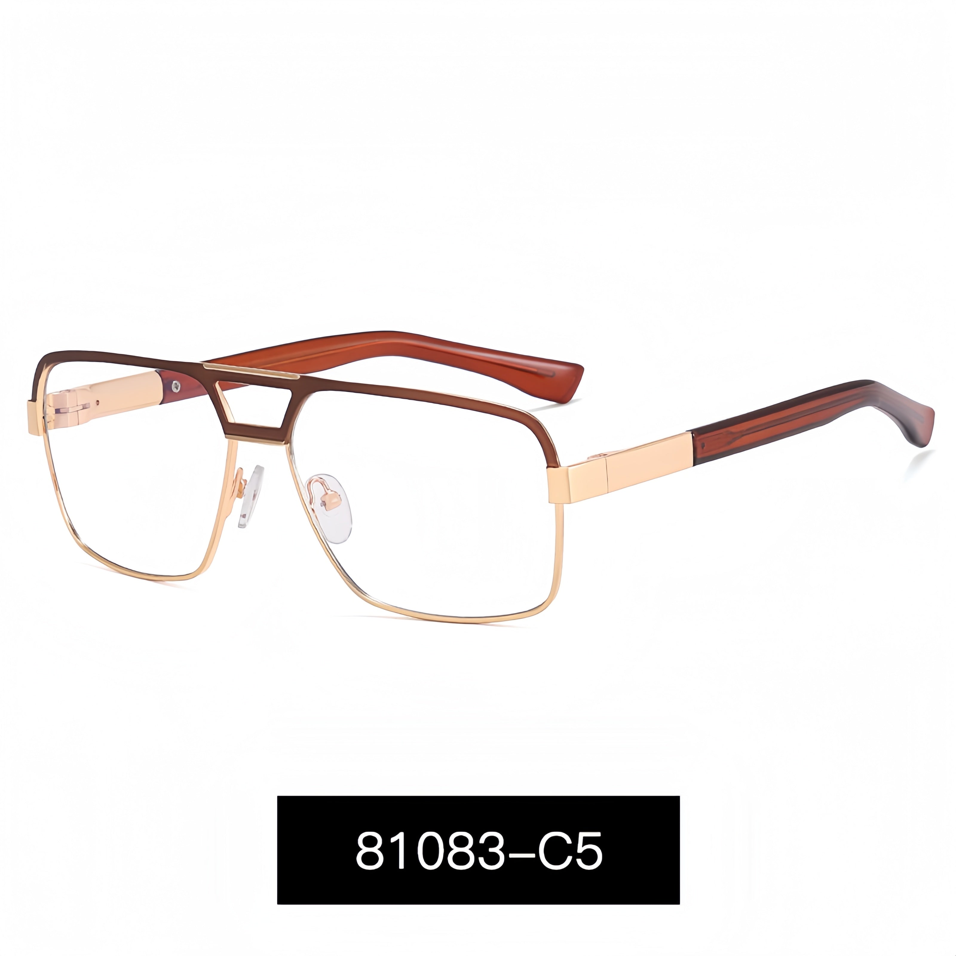 Men's Business-Casual Metal Prescription Glasses Frame