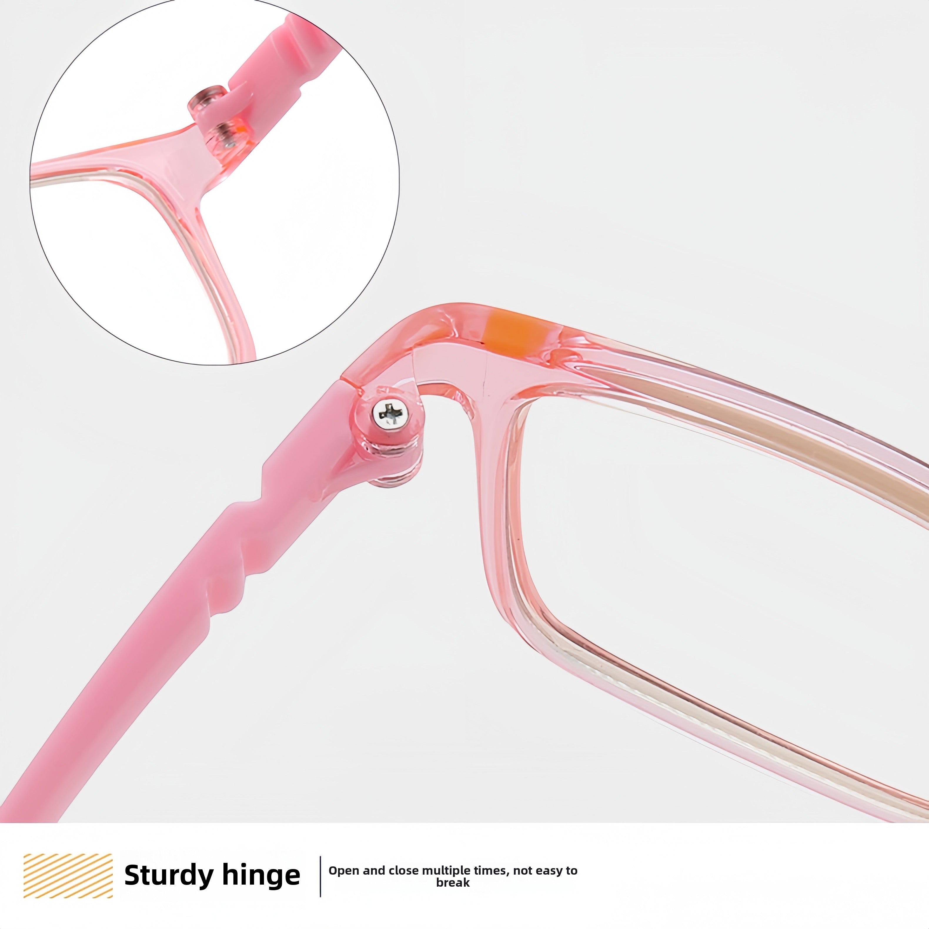 Kids' TR90 Square Prescription Glasses Frame