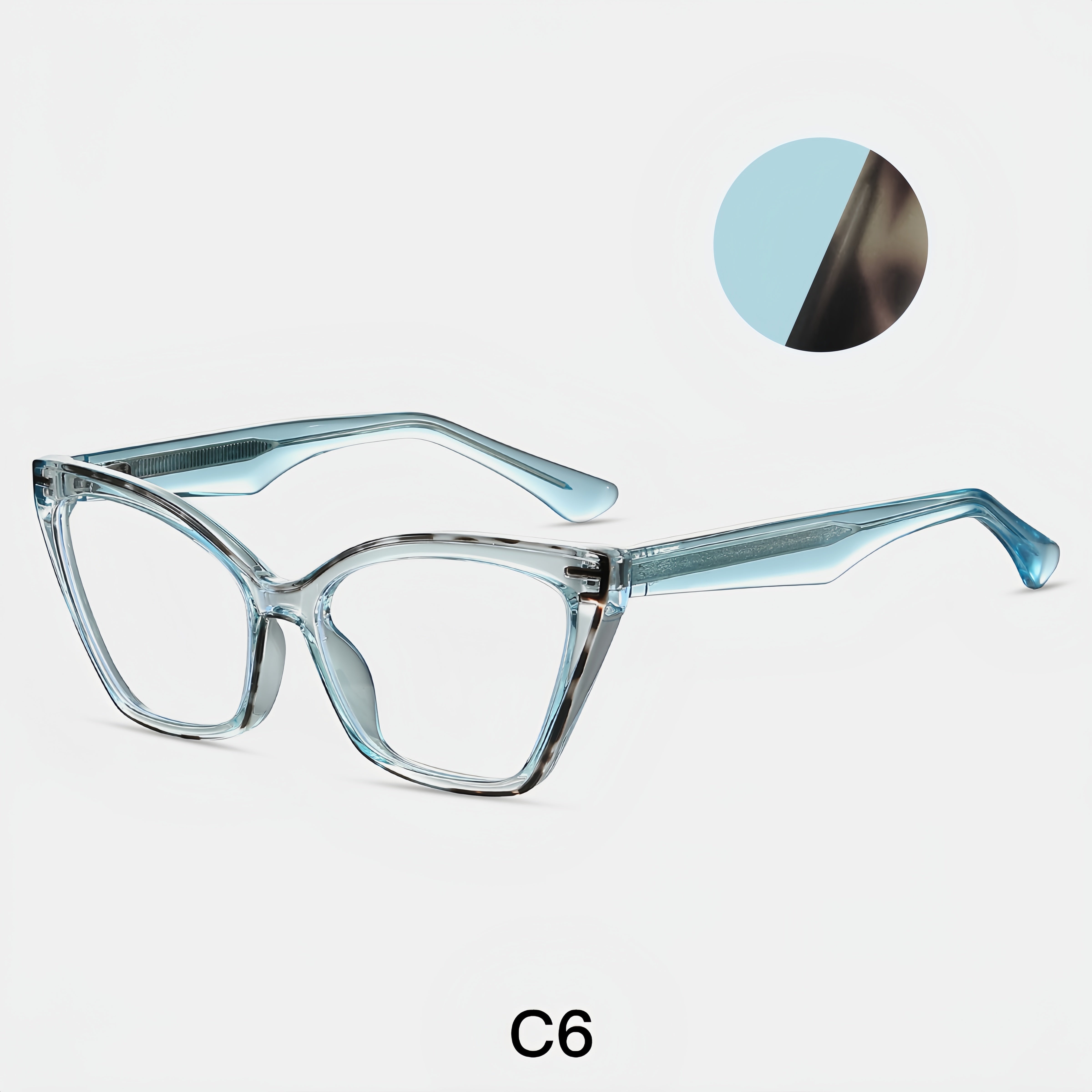 Women's TR90 Square Eyeglass Frames