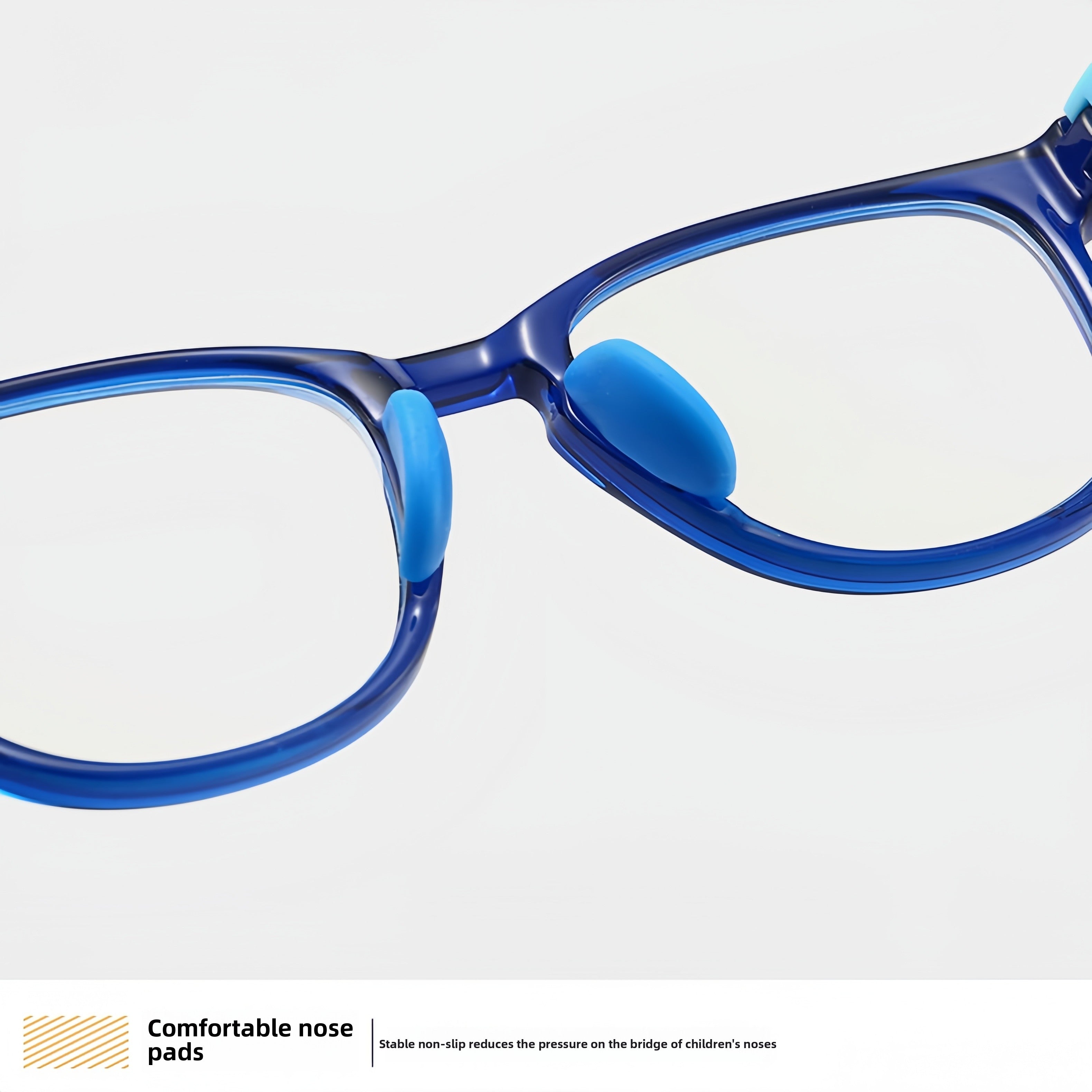 Kids' TR90 Dual-Color Myopia Eyeglass Frames