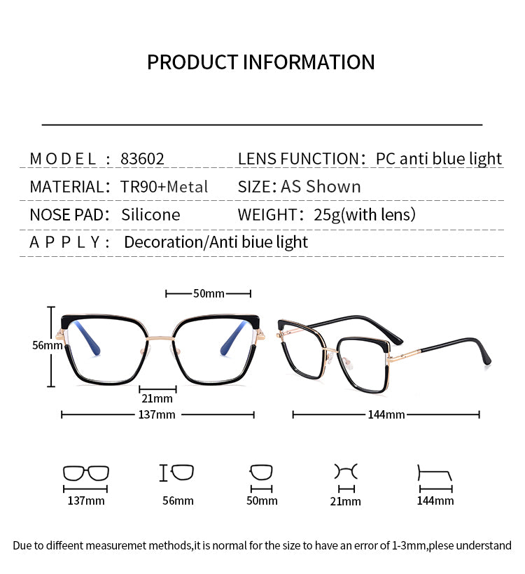 Face-Slimming Glasses Frames