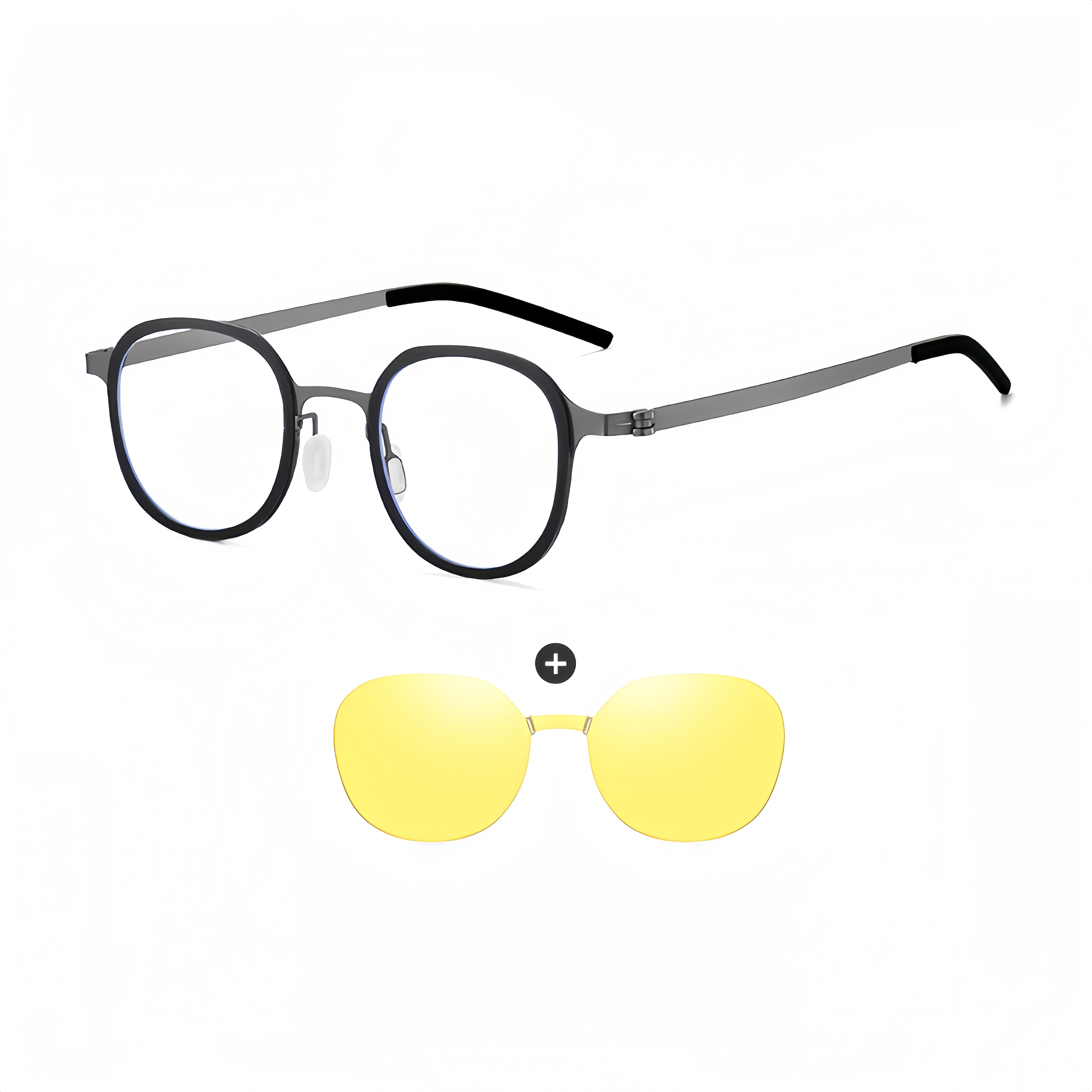 Ultra-Light Metal Prescription Frame