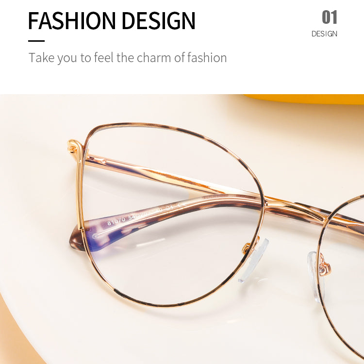 Women's Retro Metal Glasses Frames