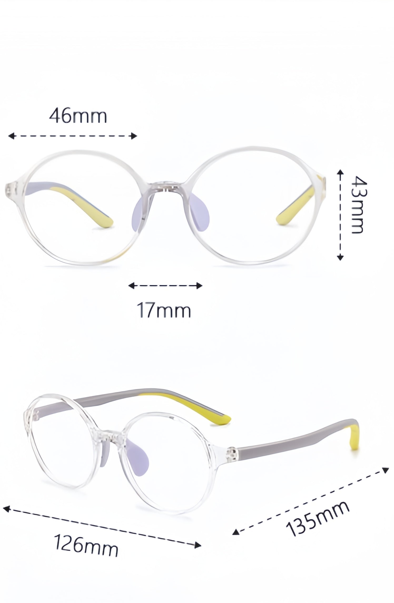 Kids Round Prescription Glasses Frame