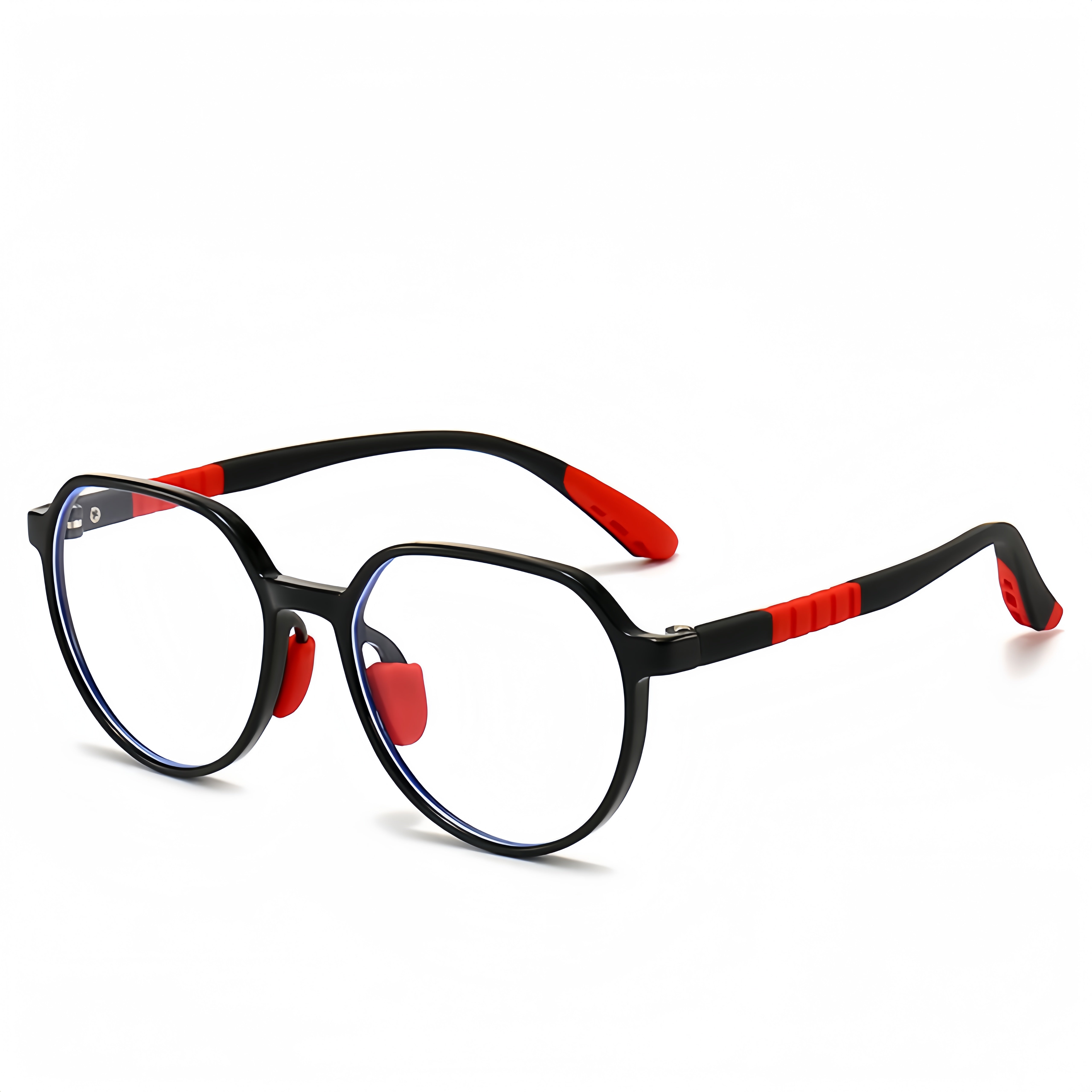 Geometric TR90 Glasses for Teens