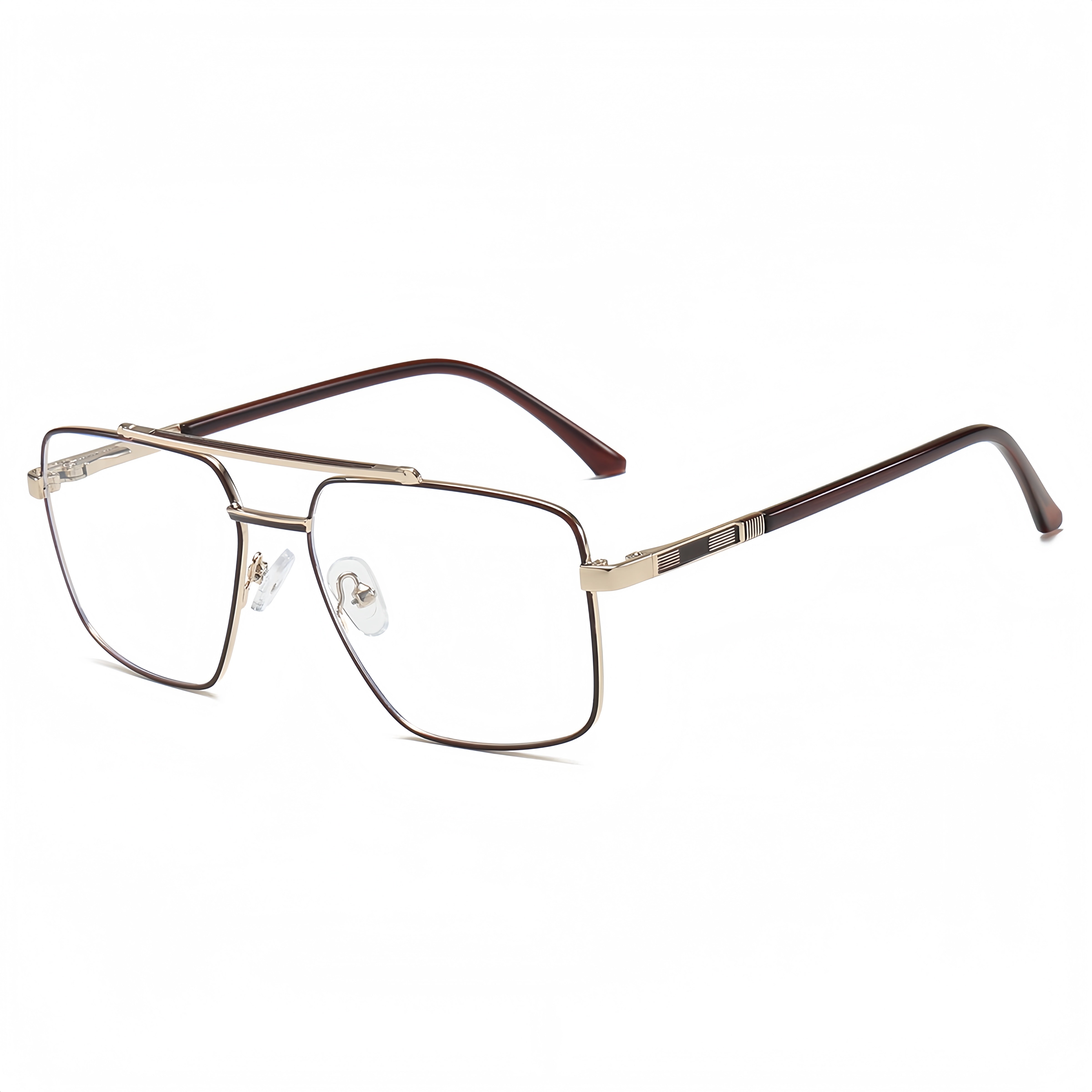 Men's Oversized Metal Glasses Frame