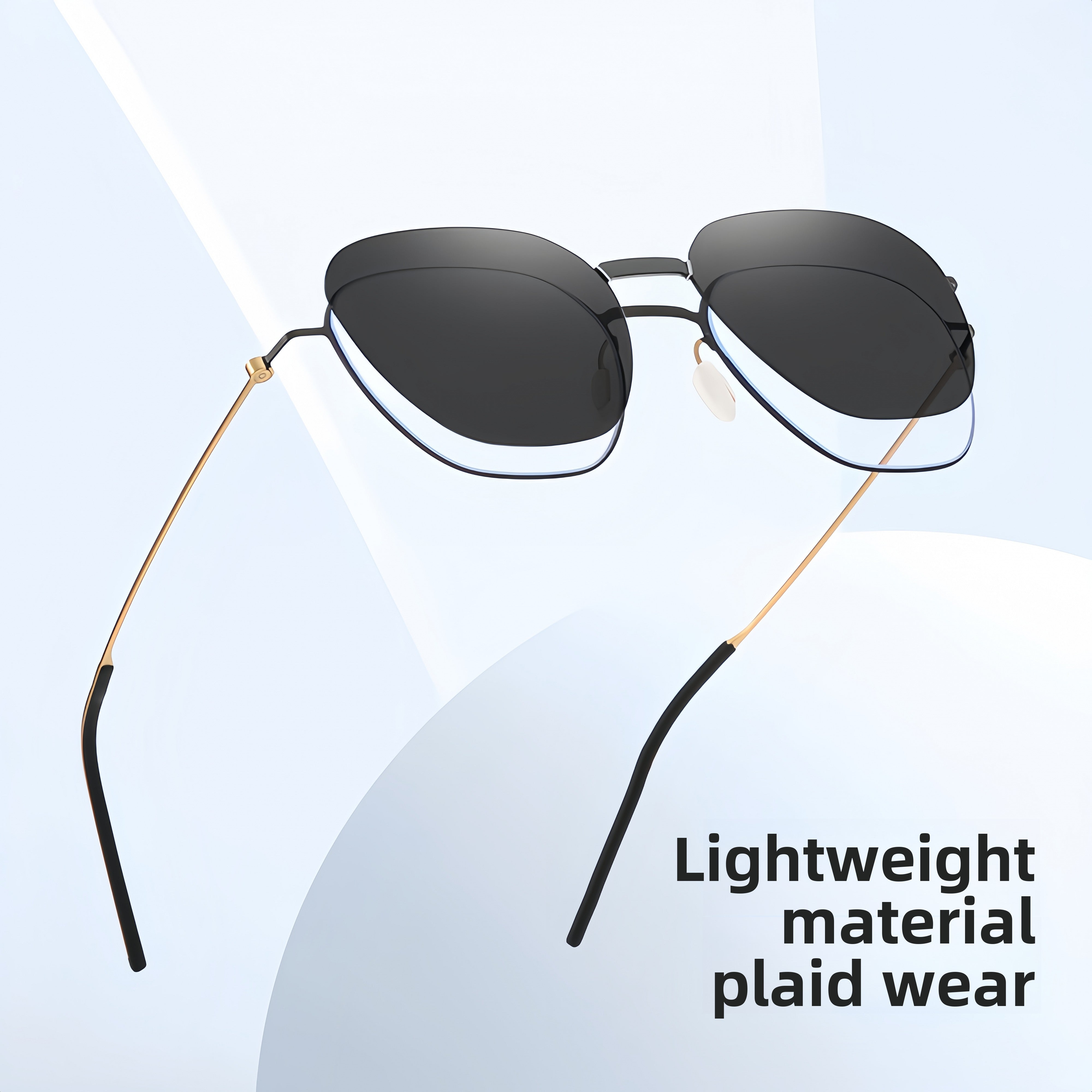 Rimless RX Frame with Magnetic Sunglass Clip
